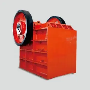 Tilting jaw crusher